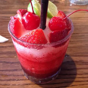 YOU MUST GET A FROZEN MARGARITA! Drink 2 of them and your set!