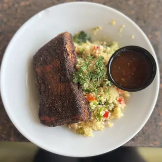 Blackened Atlantic Salmon Salad