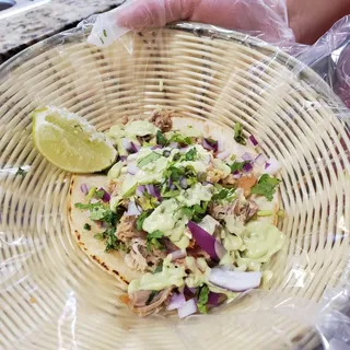 Pork Butt Carnitas Taco Chilango