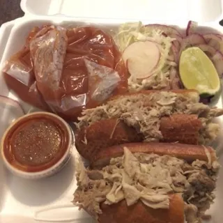 Pork Butt Carnitas Torta Ahogada