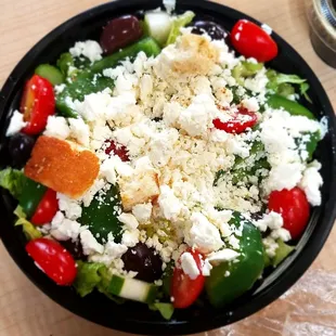 Greek salad with no onions