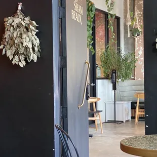 The entrance (from inside)