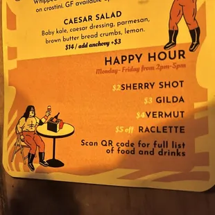 Happy Hour Menu
