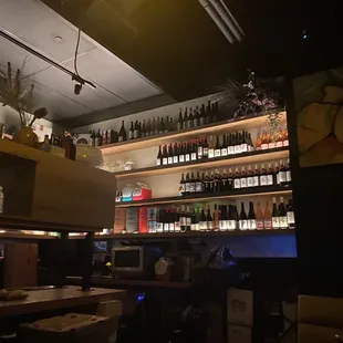 sushi and sashimi, interior