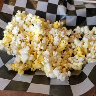 Fresh made popcorn!