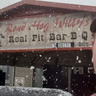 Cooking even in the snow