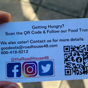 qr code for food truck