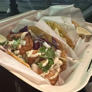 Siracha-Shrimp Tacos!