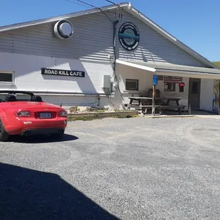 took this picture after pulling in  during the early afternoon.