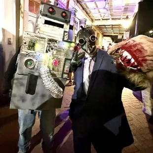 Mask for the Chewbacchus parade courtesy or Road Kill.