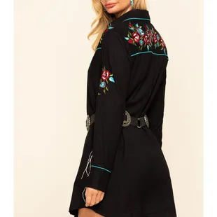 Embroidered Western Shirt available at roadkill13.com