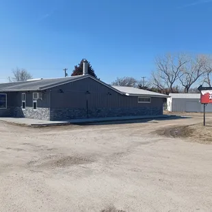 the outside of the building