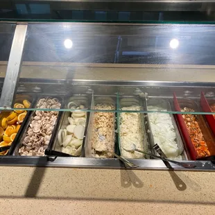 1 of 2 self serve bars.  Other one had hot foods.