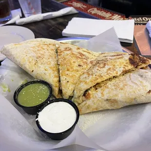 BBQ Chicken Quesadilla