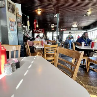 the interior of a restaurant