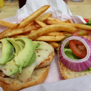 Avocado Pepperjack Chicken Sandwich