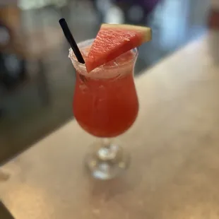 Delicious watermelon cocktail