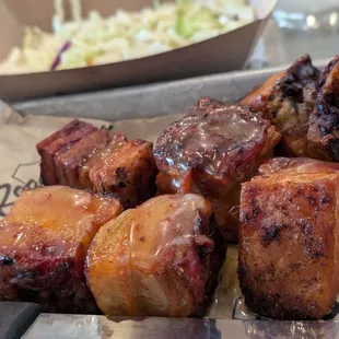 Pork belly bites