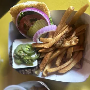 Jalapeño Cream Cheese Burger