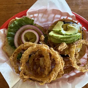 Avocado Cheese Hamburger