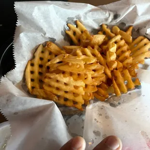 waffles, food