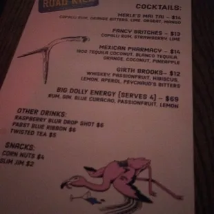 their new menu