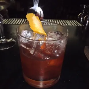 a great rum old fashioned I had with ron abuelo 12