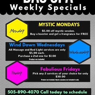 Weekly Specials