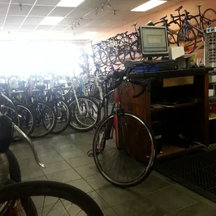 Bikes on bikes on bikes