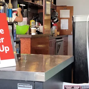 Pulled and stored espresso shots that ate essentially dead, aka .