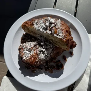 Stuffed French Toast maple Pecan crème