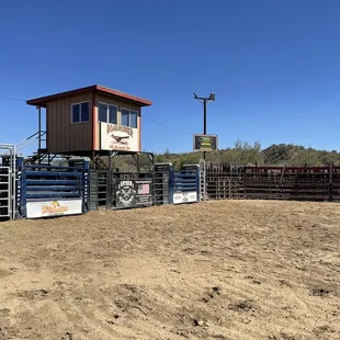 Rodeo area outside