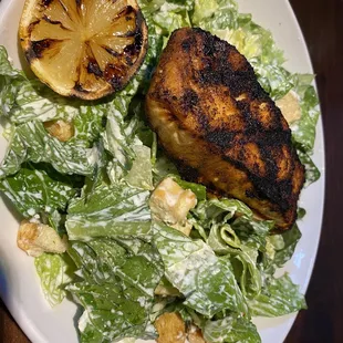Salmon and salad. Must try it!