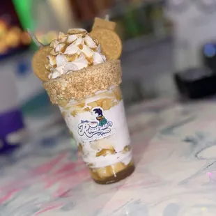 an ice cream sundae