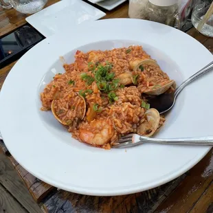 Jambalaya spicy and delicious!
