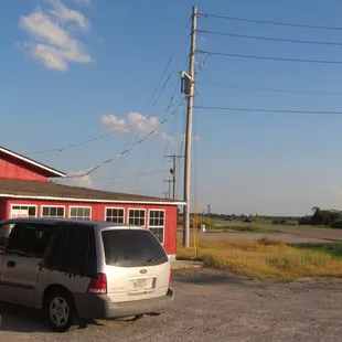 The exterior at Roadside, and very little nearby.