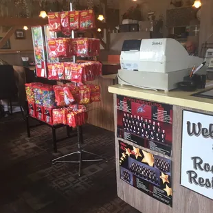 Candy bags by check out