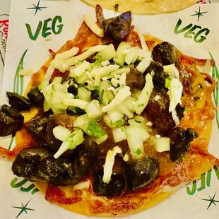 the mushroom taco ($9.)