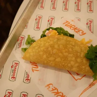 Overpriced $7 Roadside Taco that is literally a Taco Bell taco.