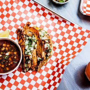 Chicken Birria with Consume