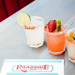 Roadside, Fruity, Spicy Margaritas