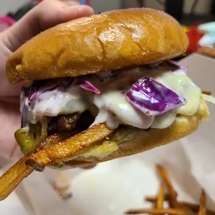 Juicy &amp; delicious Lebanese burger!