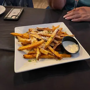 Fresh handmade truffle fries