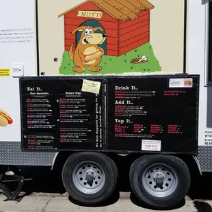 Roaming dog kitchen menu