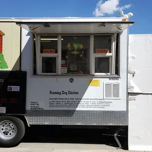 Roaming Dog Kitchen in front of Navy Federal off of French Ave