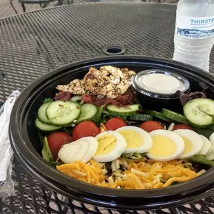 Cobb salad from a food truck? When it's from Roaming Fork, definitely! Huge salad, flavorful chicken, and a great presentation.