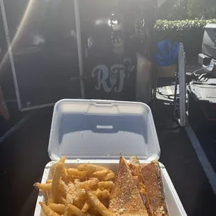 Porky Cheesy Grilled Sandwich