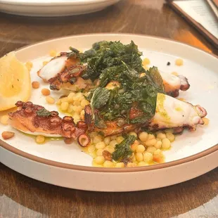 octopus - couscous was yummy