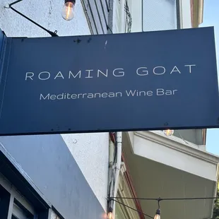 Outside sign