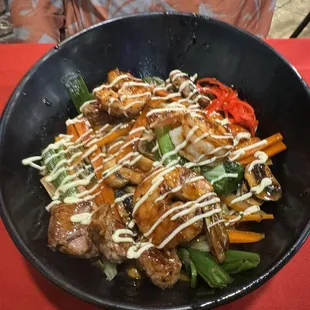 "Tokyo" with shrimp and beef